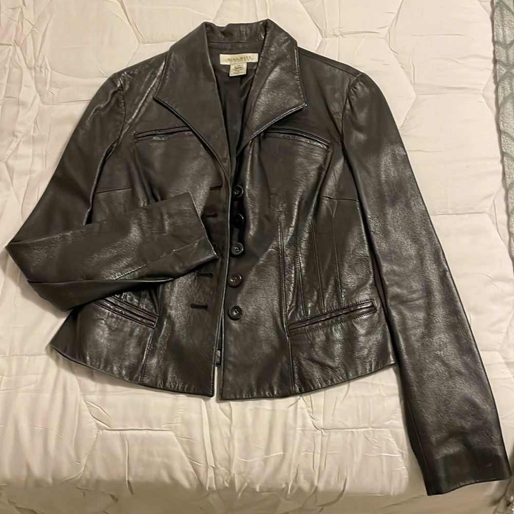 Nine West Leather Jacket